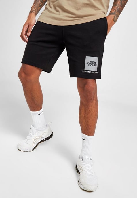 Pantalón corto The North Face Small Box Reflective Logo en negro - Image 1