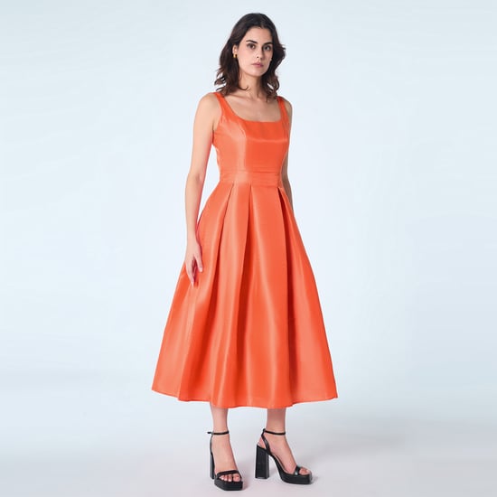 Taffeta fit-and-flare cocktail dress - Image 2