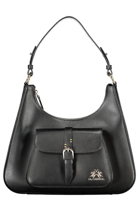 Bolso de Mano de Cuero Negro La Martina para Mujer - Image 1