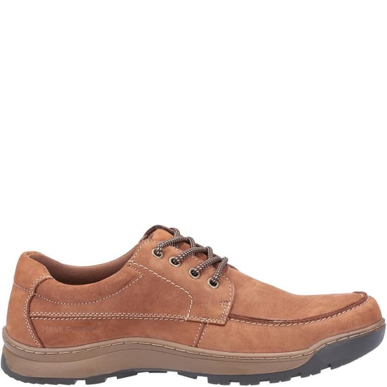 Hush Puppies Mens Tucker Lace Up Shoes (Tan) - Image 4