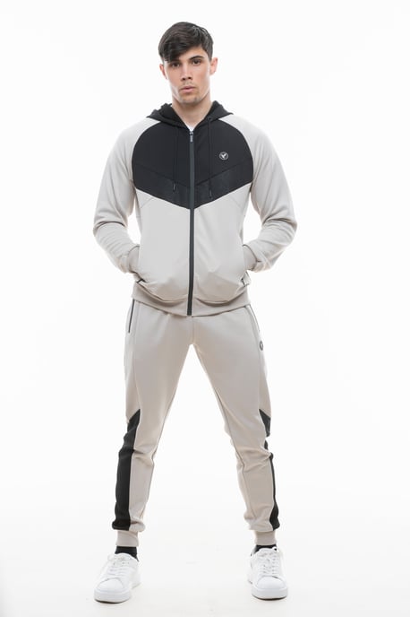 D Rock Men's Full Tracksuit 2 Piece Set with Hood