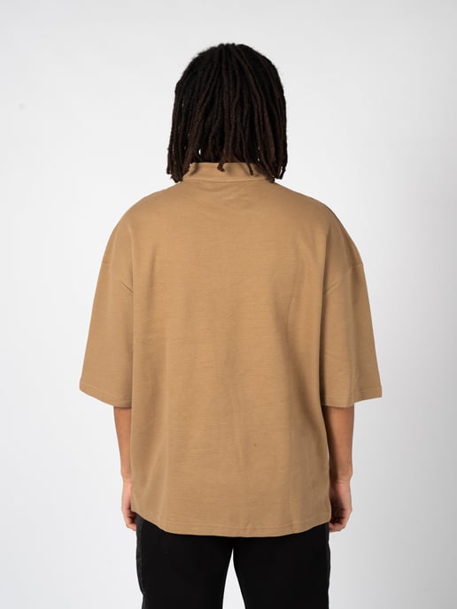 Fila T-shirt Kimono Oversize del hombre marrón - Image 4