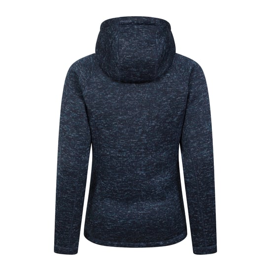 Mountain Warehouse Womens/Ladies Nevis Faux Fur Lined Full Zip Hoodie (Navy) - Image 2