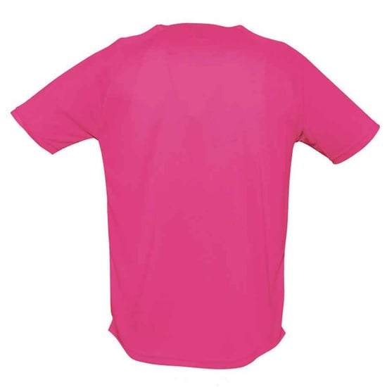 SOLS Mens Sporty Raglan T-Shirt (Neon Pink) - Image 2