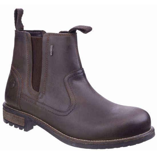 Cotswold Mens Worcester Moisture Wicking Pull On Boots (Brown) - Image 1