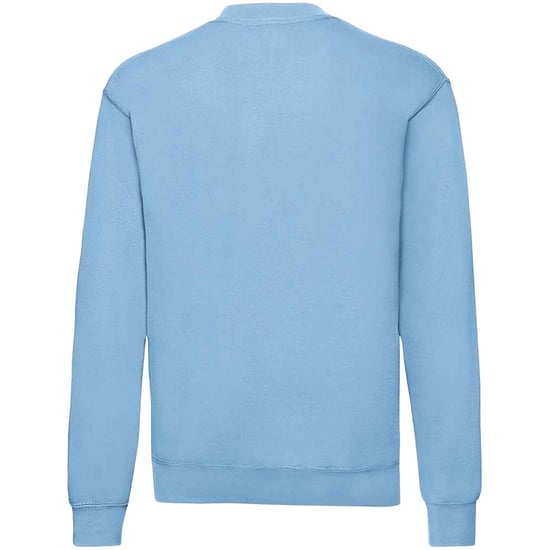 Fruit of the Loom Mens Classic 80/20 Set-in Sweatshirt (Sky Blue) - Image 2
