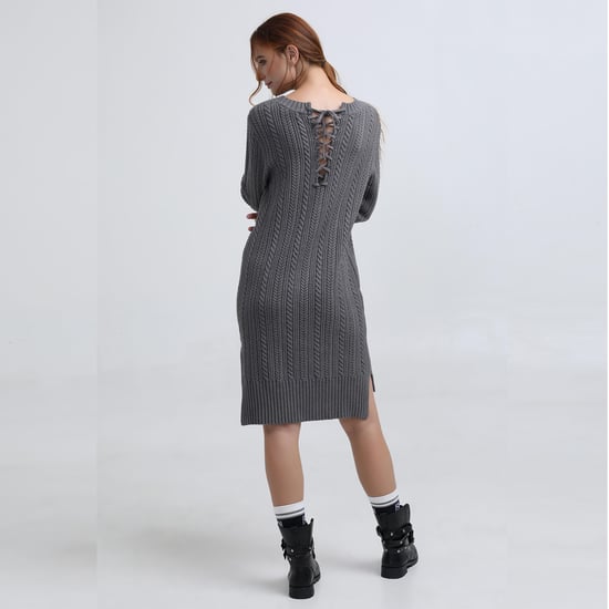 Lacing in back jumper dress - Image 5
