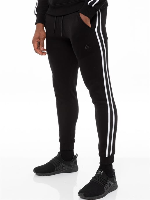 Enzo | Conjunto de chándal con capucha y cremallera para hombre - Negro - Image 5