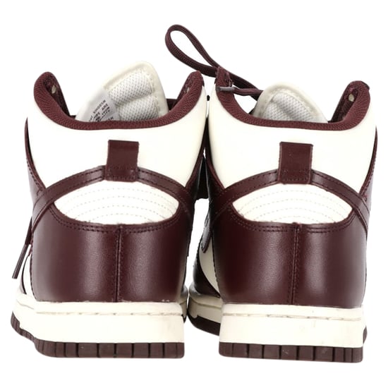 Nike Dunk High Burgundy Crush Sneakers in Burgundy Leather - Image 5