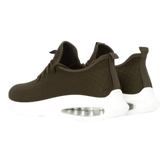 Crosshatch Mens Trevel Trainers (Olive) - Image 2