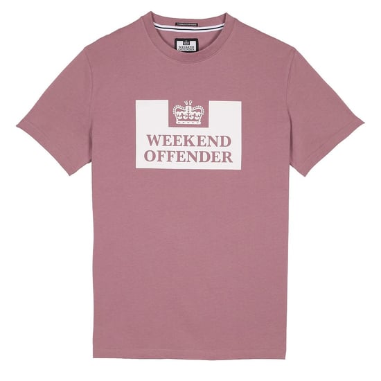 Weekend Offender Prison Mens Dust Pink T-Shirt