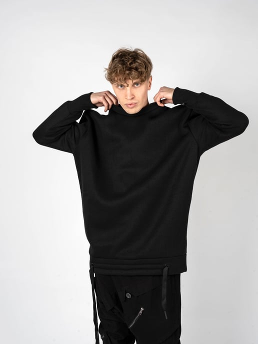 Sudadera La Haine Inside Us LM030 Hombre Negro - Image 2