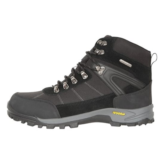 Mountain Warehouse Mens Storm Extreme Suede Waterproof Hiking Boots (Black) - Image 3