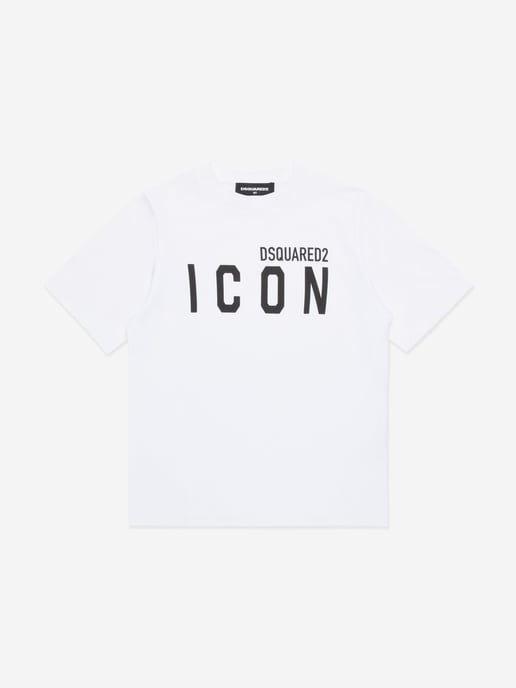 Dsquared2 Kids Icon Logo T-Shirt in White