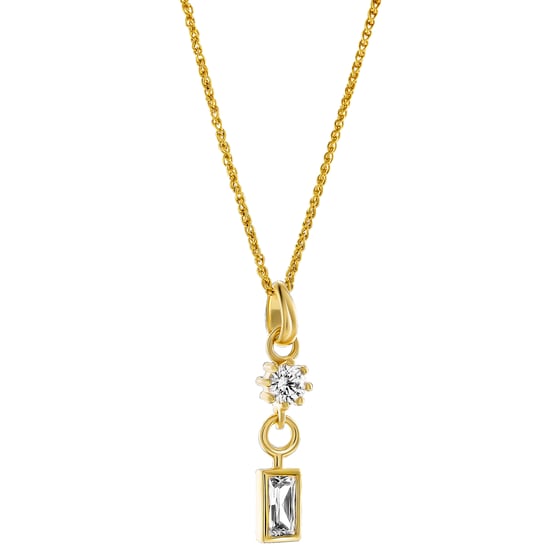 Orphelia 'Madelyn' Women's 925 Sterling Silver Pendant with Chain - Gold ZH-7583/G - Image 3