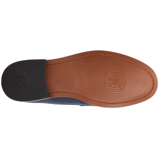 Base London Garfield Leather Men's Navy Loafers - Image 3