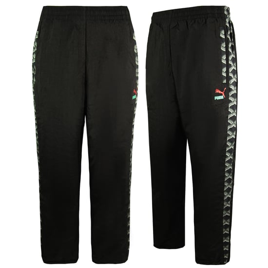 Puma Alife AOP All Over Print Track Pants Black Nylon Mens Bottoms 568729 01