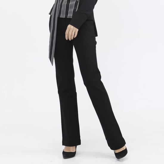 Straight pants in thick jersey - Image 1