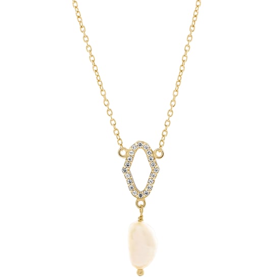 Orphelia 'Normandy' Women's 925 Sterling Silver Pendant with Chain - Gold ZK-7574/G - Image 1