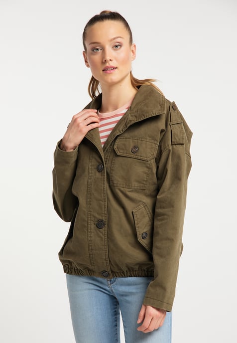 Dreimaster light jacket women desert green - Image 3