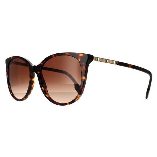 Gafas de sol de mujer Burberry Cat Eye Gradiente Marrón Oscuro Havana - Image 2