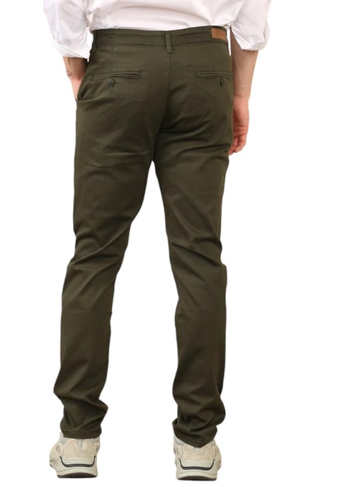MYT Pantalones Chinos Slim Fit en Oliva - Image 2