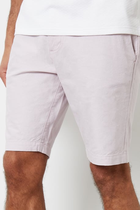 Dusty Pink 'Marino' Cotton Chino Shorts