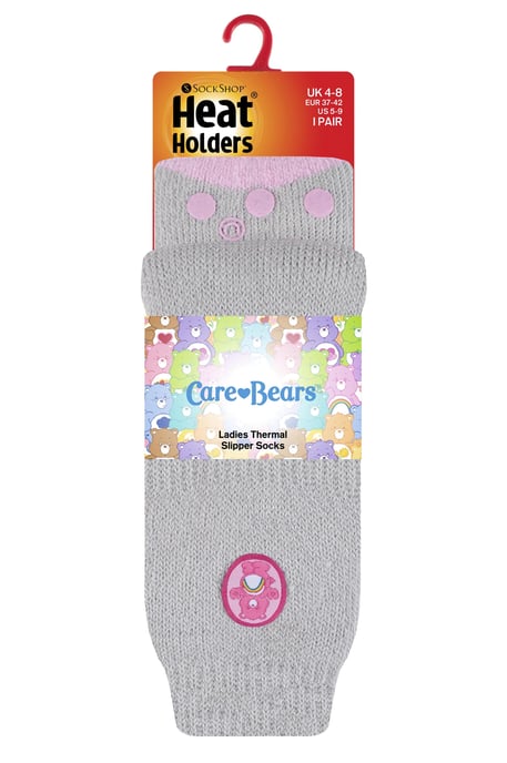 Calentadores - Calcetines térmicos Eeyore para mujer, gruesos, suaves, antideslizantes y cómodos - Care Bear - Image 2