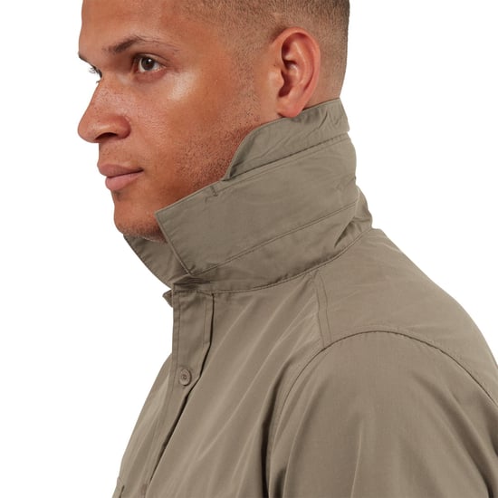 Craghoppers Mens Kiwi Short-Sleeved Shirt (Pebble Grey)