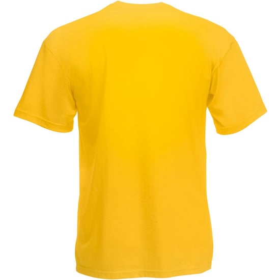Fruit Of The Loom Mens Valueweight V-Neck, Short Sleeve T-Shirt (Sunflower) - Image 2