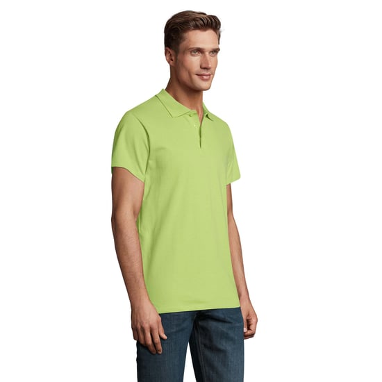 SOLS Mens Spring II Polo Shirt (Apple Green) - Image 3