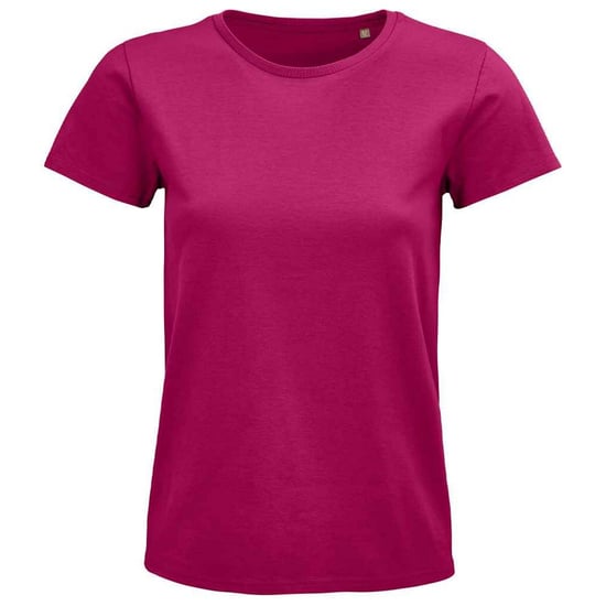SOLS Womens/Ladies Pioneer Organic T-Shirt (Fuchsia) - Image 1