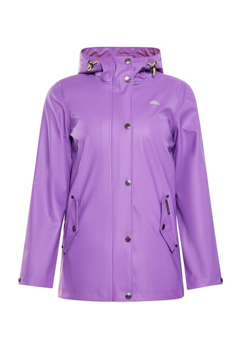 Schmuddelwedda rain jacket women purple - Image 1