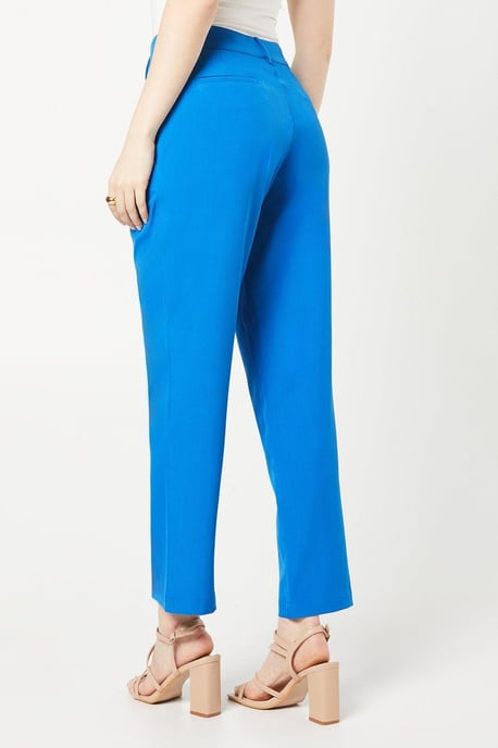 Blue Kickflare Trousers