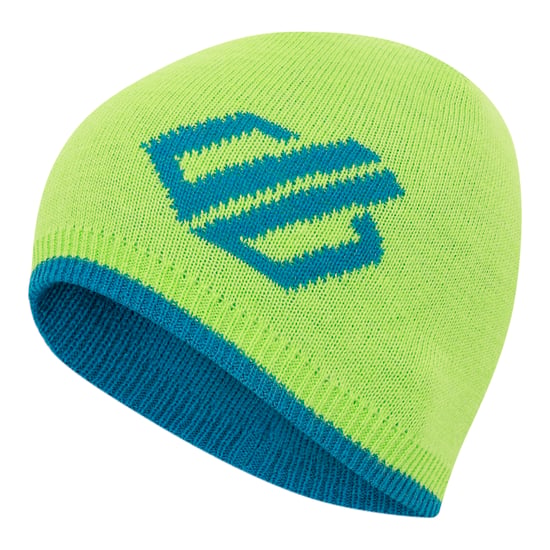 Dare 2B Childrens/Kids Frequent Beanie Hat (Green Flash/Kingfisher Blue) - Image 1