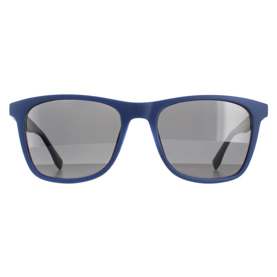 Lacoste Rectangle Mens Matte Blue Grey Polarised  L860SP