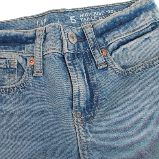 Retro straight jeans 405358 girls