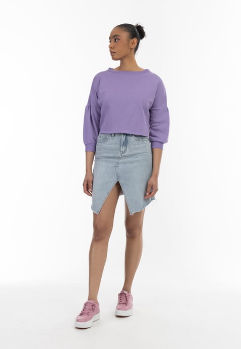 Mymo Sweatshirt women lilac - Image 2