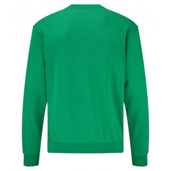 Fruit Of The Loom Mens Classic Drop Shoulder Sweatshirt (Heather Green) - Image 2