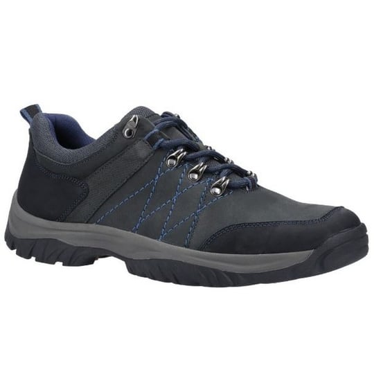 Cotswold Mens Toddington Lace Up Nubuck Leather Shoe (Navy) - Image 1