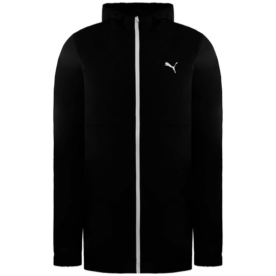 Puma Solid Mens Black Windbreaker Jacket - Image 1