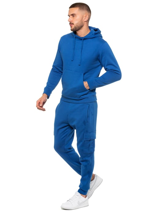 Enzo | Chándal con capucha para hombre - Azul - Image 2