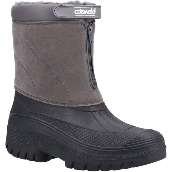 Cotswold Venture Synthetic Grey Wellington Boots - Image 1