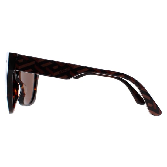 Versace Gafas de Sol Cat Eye para Mujeres Patrón Havana Marrón Oscuro VE4417U - Image 3