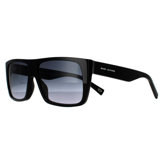 Marc Jacobs Rectangle Unisex Negro Gris Oscuro Color degradado Gafas de sol - Image 2