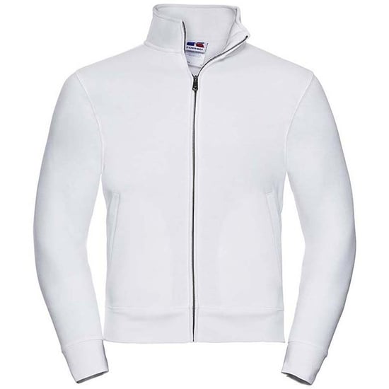 Russell Mens Authentic Full Zip Jacket (White) - Image 4