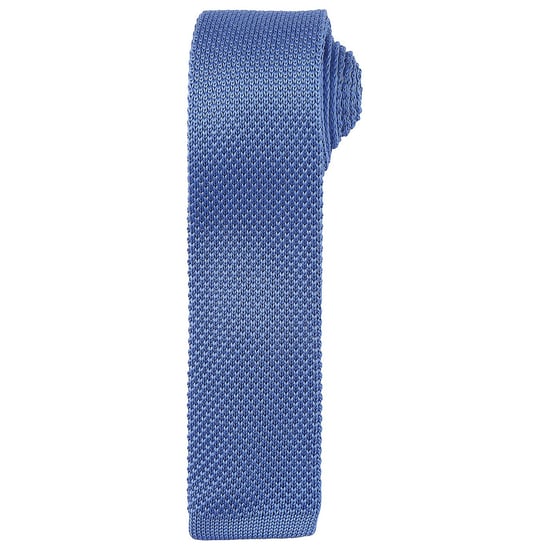 Premier Unisex Adult Slim Knitted Tie (Mid Blue) - Image 1
