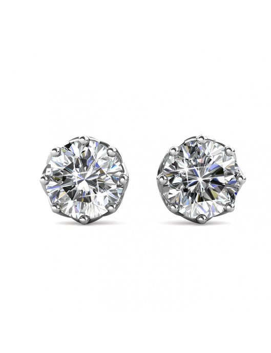 Pendientes Lirio - Plata y Cristal - Image 3