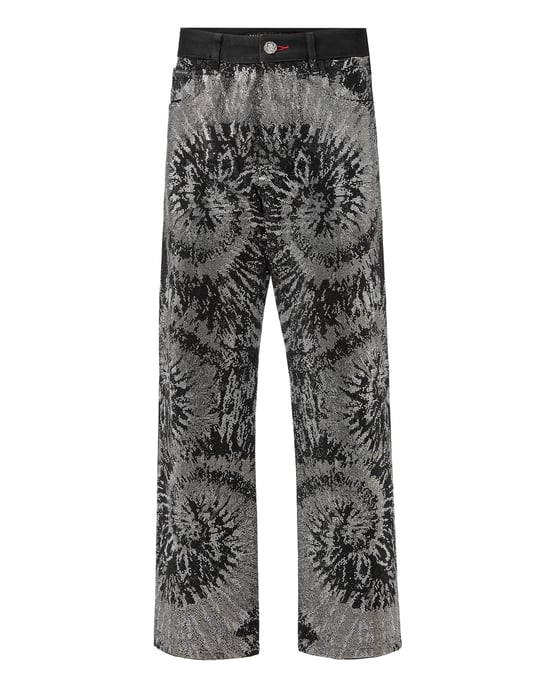 Vaqueros De Tiro Alto Tie Dye - Image 2