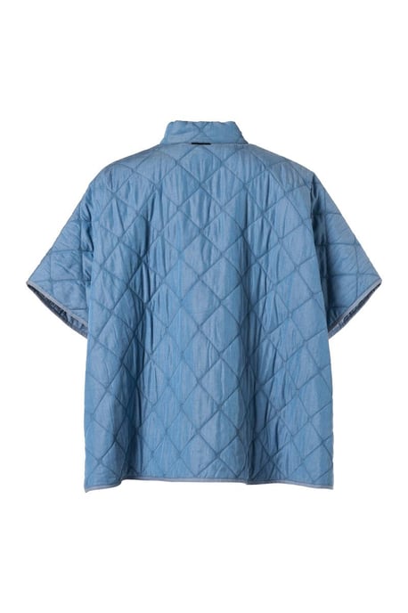 Dani Poncho Jacket Denim Blauw
